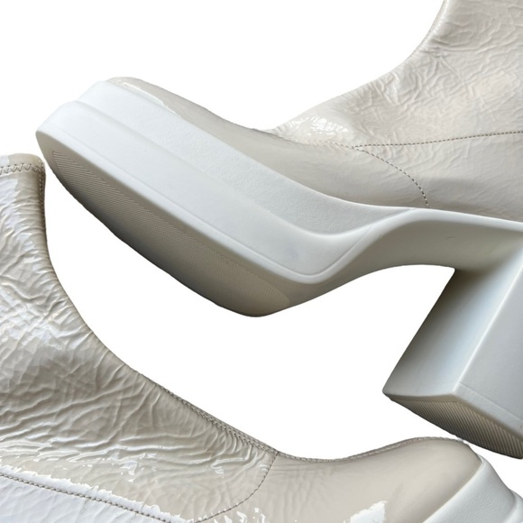 Free People - Double Stack Platform Bootie Sz39 1/2 - Picture 10 of 13